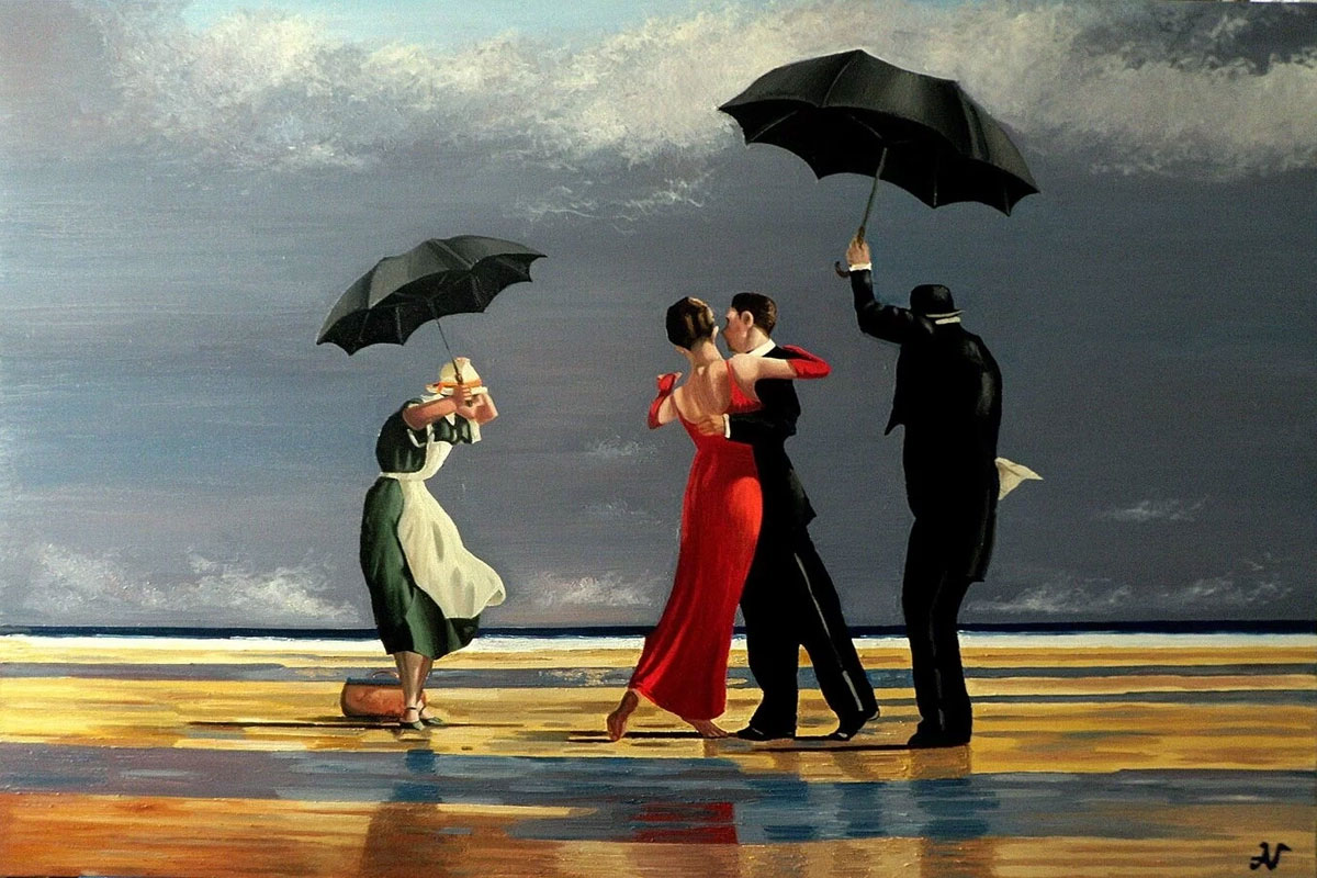 El mayordomo cantante, Jack Vettriano, 1992